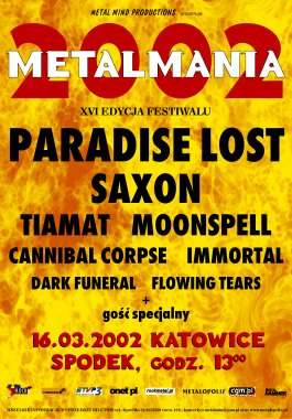 Immortal - MetalMania Festival, Katovice, Poland, Spodek Stadium, 16th March 2002