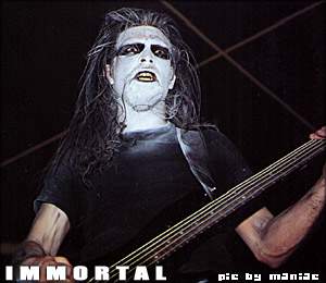 Immortal - No Mercy Festival, Club 013, Tilburg, The Netherlands, 02nd and 08th April 2002
